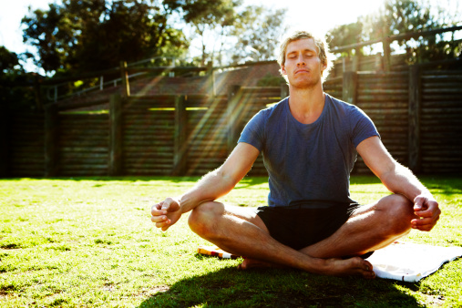 Man Meditating