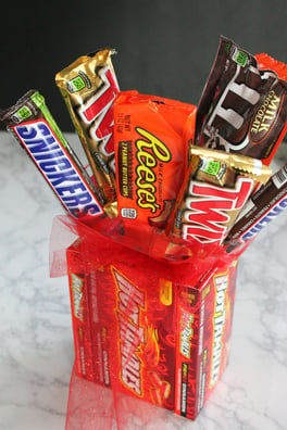 DIY Candy Bouquet for Valentine's Day