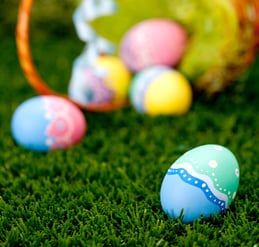 Colorful easter eggs found at the Moonlight Egg Hunt in Topeka Colorful easter eggs found at the Moonlight Egg Hunt in Topeka
