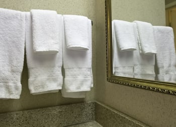 Nicely folded towels
