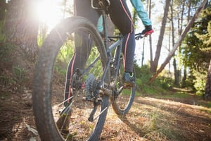 Topeka Bicyclists on Shunga Trail in Topeka