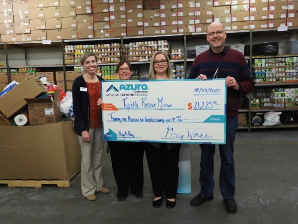 Azura Members Donation to Support the Homeless